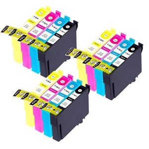 Compatible Epson 18XL T1816 Ink Cartridges 3xCyan 3xMagenta 3xYellow 3xBlack - Pack of 12 - 3 Set