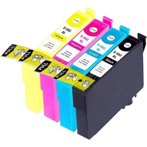Compatible Epson 502XL Ink Cartridges Pack of 4 - 1 Set