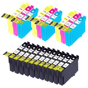 Compatible Epson T1285 Ink Cartridges 11xBlack 3xCyan 3xMagenta 3xYellow - Pack of 20