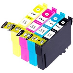 Compatible Epson 16XL Ink Cartridges Cyan Magenta Yellow Black - Pack of 4 - 1 Set