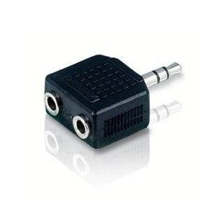 3.5mm Jack M to 2x3.5mm F Socket Adaptor - esunrise