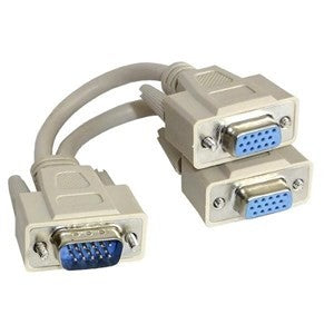 VGA Splitter 1 M to 2 VGA F OEM Cable 20cm EX-088 - esunrise