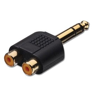 3.5mm Jack M to 2 x RCA F Socket Adaptor - esunrise