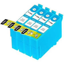 Compatible Epson T1292 Cyan Ink Cartridge - Pack of 4