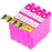 Compatible Epson T1283 Magenta Ink Cartridge - Pack of 4