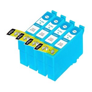 Compatible Epson 502XL High Capacity Ink Cartridge - 4 Cyan