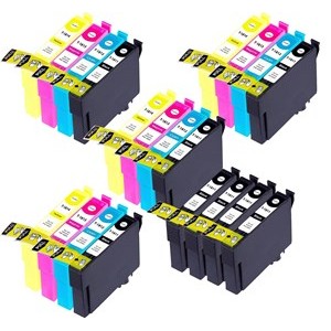 Compatible Epson 18XL T1816 Ink Cartridges 8xBlack 4xCyan 4xMagenta 4xYellow - Pack of 20