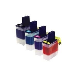 Compatible Brother LC41 - Black / Cyan / Magenta / Yellow - Pack of 4 - 1 Set