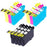 Compatible Epson T1285 Ink Cartridges 4xBlack 2xCyan 2xMagenta 2xYellow - Pack of 10