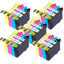 Compatible Epson T1295 Ink Cartridges 5xCyan 5xMagenta 5xYellow 5xBlack - Pack of 20 - 5 Sets