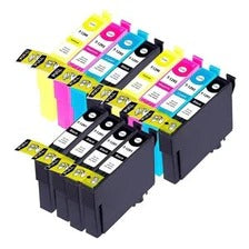 Compatible Epson T1295 Ink Cartridges 4xBlack 2xCyan 2xMagenta 2xYellow - Pack of 10