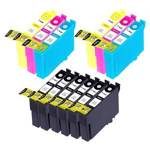 Compatible Epson 16XL Ink Cartridges 4xBlack 2xCyan 2xMagenta 2xYellow - Pack of 10