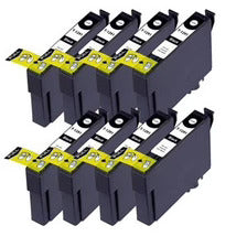 Compatible Epson T1291 Black Ink Cartridge - Pack of 8