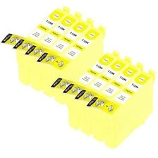 Compatible Epson T1294 Yellow Ink Cartridge - Pack of 8