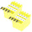 Compatible Epson T1284 Yellow Ink Cartridge - Pack of 8