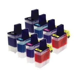 Compatible Brother 2 Sets of 4 MFC-J895DW Ink Cartridges (LC3211/LC3213)
