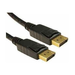 DisplayPort 1.2 Lead, 2m Black - Lockable -  99DP-002LOCK