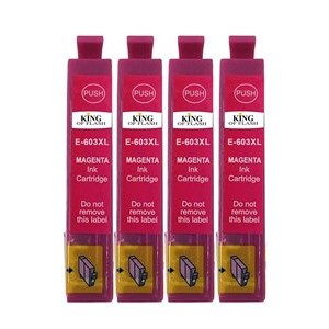 Compatible High Capacity Ink Cartridges 603XL x 4 Magenta