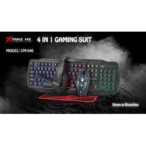 Xtrike Me 4 in 1 (Keyboard, Mouse & Headset) Gaming Suit CM-406