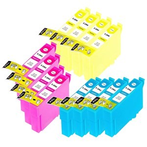 Compatible Epson T2996 (29XL) Ink Cartridges 4xCyan 4xMagenta 4xYellow - Pack of 12