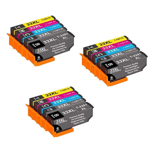 Compatible Epson 33XL Photo Black T3361XL Ink Cartridges Pack of 15 - 2 Sets