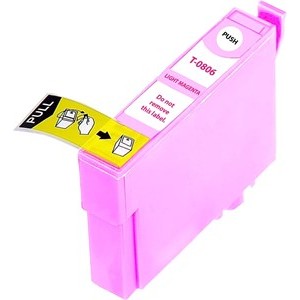 Compatible Epson T0806 High Capacity Ink Cartridge - 1 Light Magenta