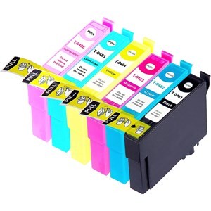Compatible Epson T0487 (T0481 / T0482 / T0483 / T0484 / T0485 / T0486) Ink Cartridges Pack of 6 - 1 Set