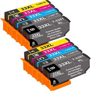 Compatible Epson 33XL High Capacity Ink Cartridge - Pack of 10 - 2 Sets