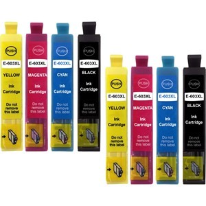 Compatible Epson 603XL High Capacity Ink Cartridges Pack of 8 - 2 Sets