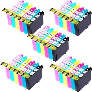 Compatible Epson T0487 (T0481 / T0482 / T0483 / T0484 / T0485 / T0486) - Pack of 30 - 5 Sets