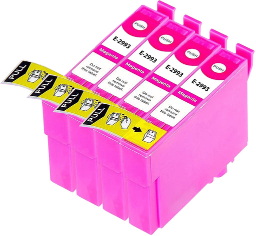 Compatible Epson T2993 (29XL) Ink Cartridges Magenta - Pack of 4