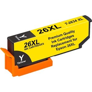 Compatible Epson 26XL T2634XL High Capacity Ink Cartridge - 1 Yellow