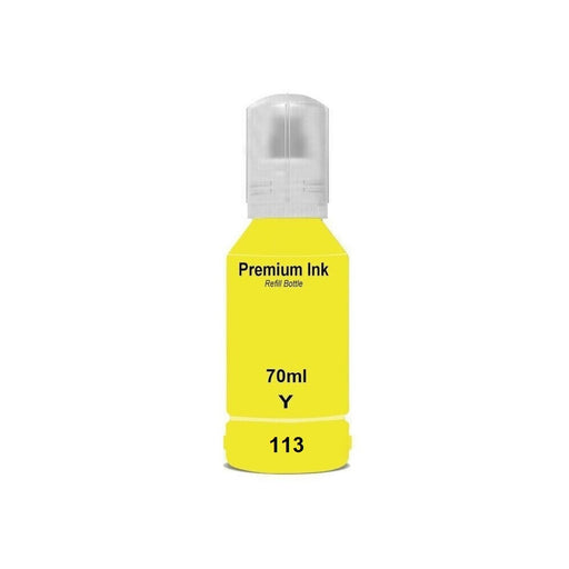 Compatible Epson EcoTank 113 Yellow High Capacity Ink Cartridge - x 1