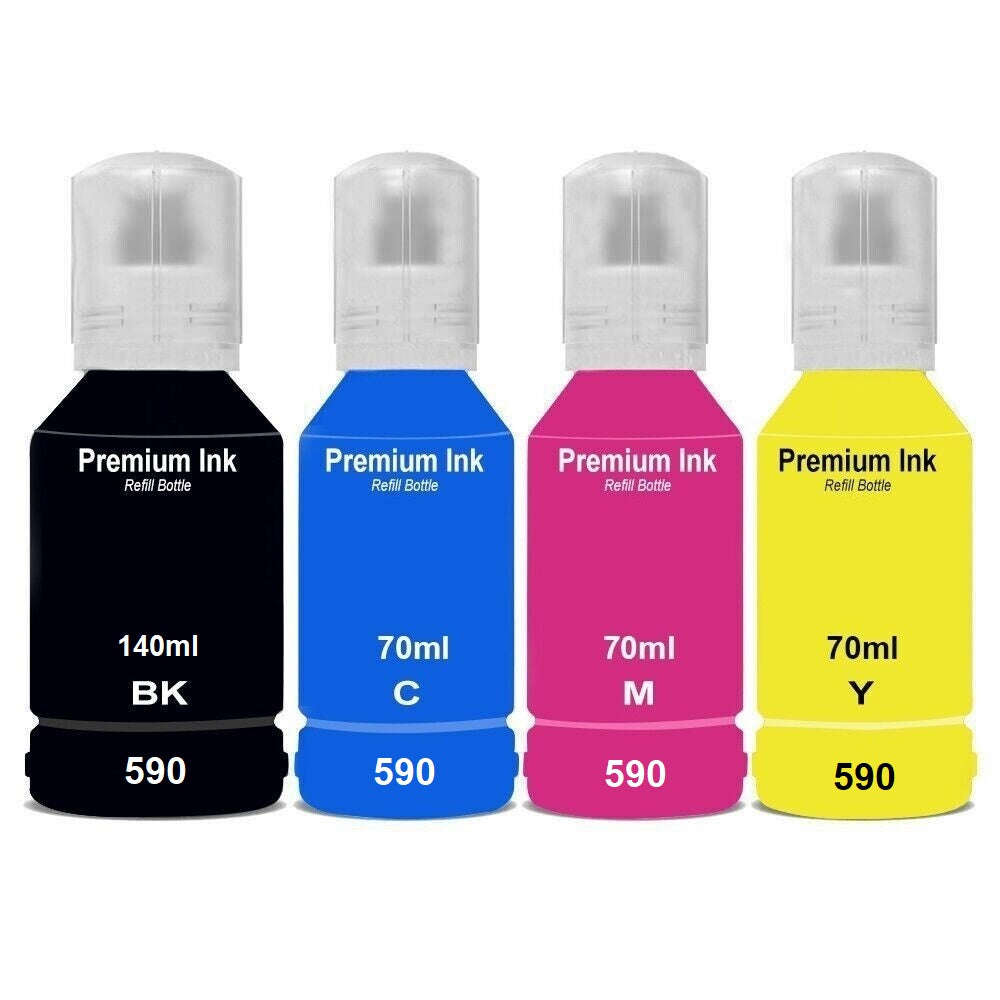 Compatible Canon Pixma 590 Multipack High Capacity Ink Cartridges Pack of 4 - 1 Set