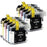 Compatible Brother LC223 - Black / Cyan / Magenta / Yellow - Pack of 8 - 2 Set