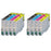 Compatible Epson T0555 Ink Cartridges 2xCyan 2xMagenta 2xYellow 2xBlack - Pack of 8 - 2 Set