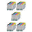 Compatible Epson T0555 Ink Cartridges 5xCyan 5xMagenta 5xYellow 5xBlack - Pack of 20 - 5 Set