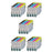 Compatible Epson T0615 Ink Cartridges 5xCyan 5xMagenta 5xYellow 5xBlack - Pack of 20 - 5 Set